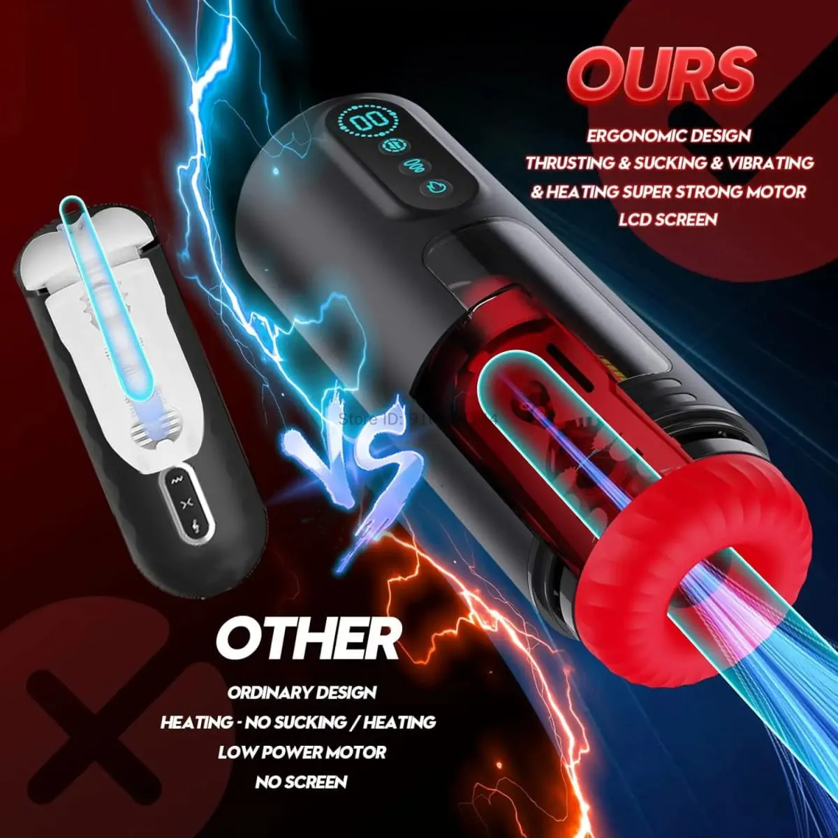 Automatic Telescopic Sucking Heating Male Masturbator Realistic Penis Pump Pocket Pussy 9 Vibrating Sex Machine Sex Toys for Men