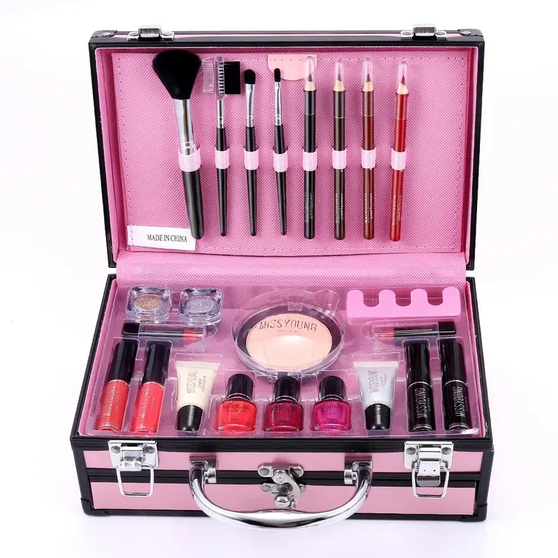 Hot Sale Multifunctional Makeup Sets Matte Eyeshadow Lipstick Highlight Blush All In One Portable Full Face Cosmetic Makeup Kit