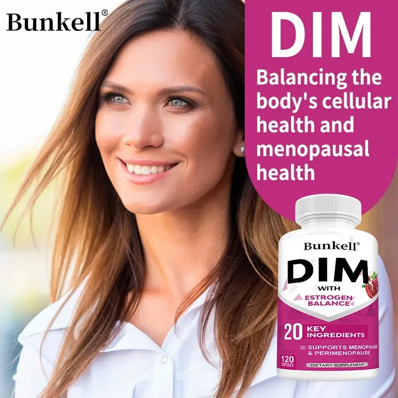 DIM Supplement 150mg Capsules with Black Pepper Extract Natural Plant Nourishment for Daily Body Wellness Balance for Women — image 3
