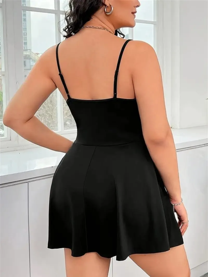 Slim Fit A-Line Fashionable Camisole Casual Versatile Short Skirt Simple Elegant Women's Clothing