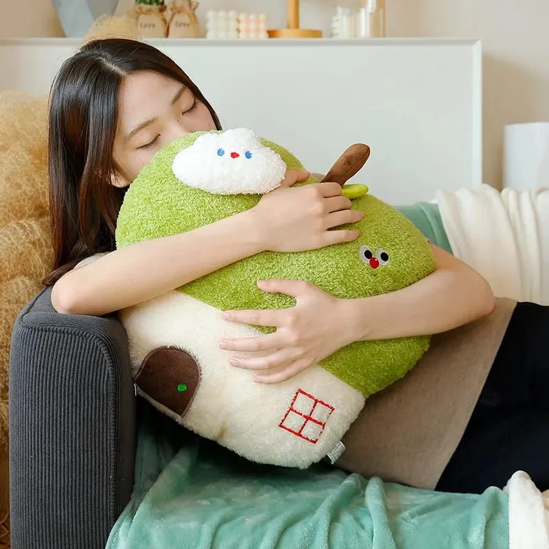 Cute Apple House Plush Pillow Optional With Blanket 2‑in‑1 Throw Cushion Kawaii Fruit Stuffed Pillow Sofa Bedroom Decor Gift — image 7