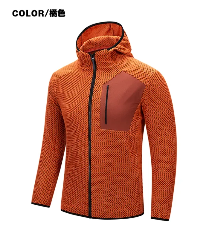 Fashionable and Versatile Warm Hooded Coats, High-quality Men's Zipper Coats for Fall/winter,Casual Sports Fitness Sweatshirts — image 11