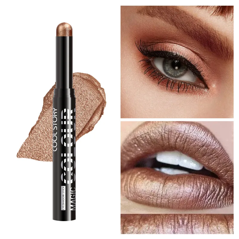 2 in 1 Eyeshadow Lipstick Stick Pencil Waterproof Glitter Brighten Matte Eye Shadow Makeup Pigment Eyeshadow Pen — image 27