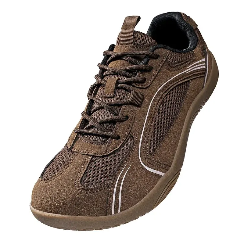 Men Women Wide Toe Sneakers Retro Training Shoes Large Size Mesh Breathable Non-Slip Flat Sole Outdoor Casual Sports Shoes