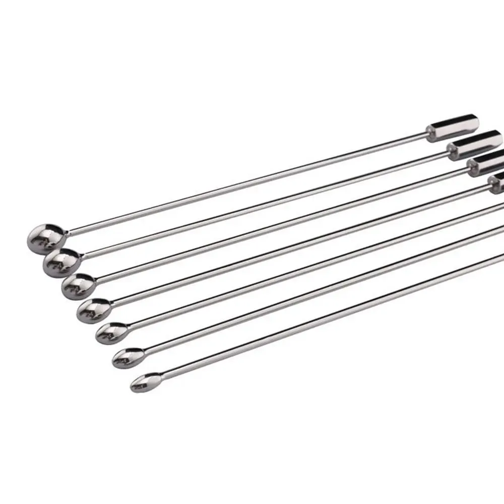 7 Size Metal Penis Plugs Urethral Massage Prostate Masturbation Men's Sex Toys Urethral Wand Dilatation Male Urethral Plug — image 3