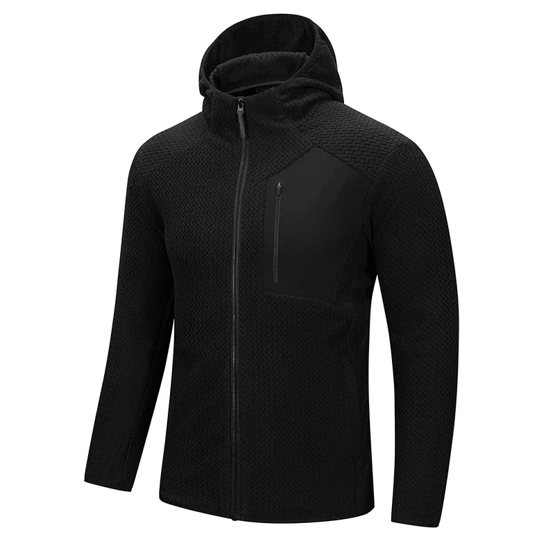 Fashionable and Versatile Warm Hooded Coats, High-quality Men's Zipper Coats for Fall/winter,Casual Sports Fitness Sweatshirts — image 20