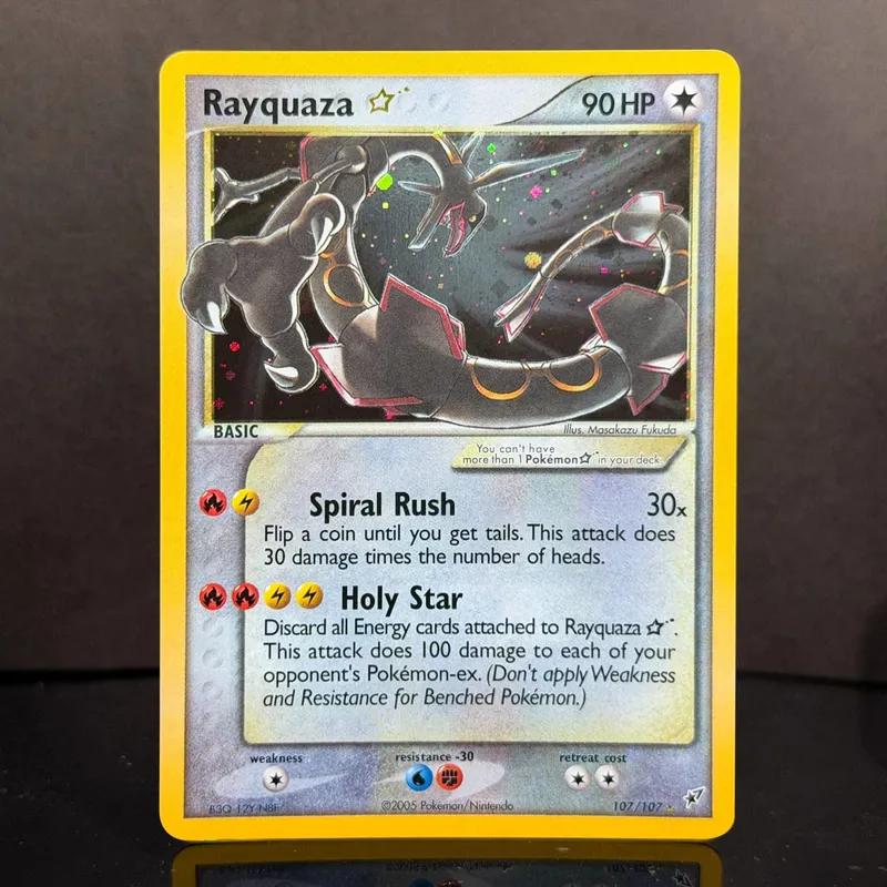 Pocket EX Deoxys Crobat Jirachi Latios Sharpedo Salamence Hariyama Deoxys Rayquaza Cosmos Holo Gold Star UR Proxy Cards