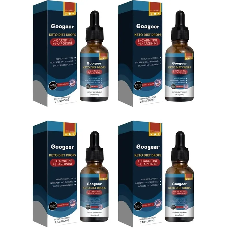 Liquid L-Carnitine Supplement Drops with L-Arginine Green Tea Liquid Supplement for Women