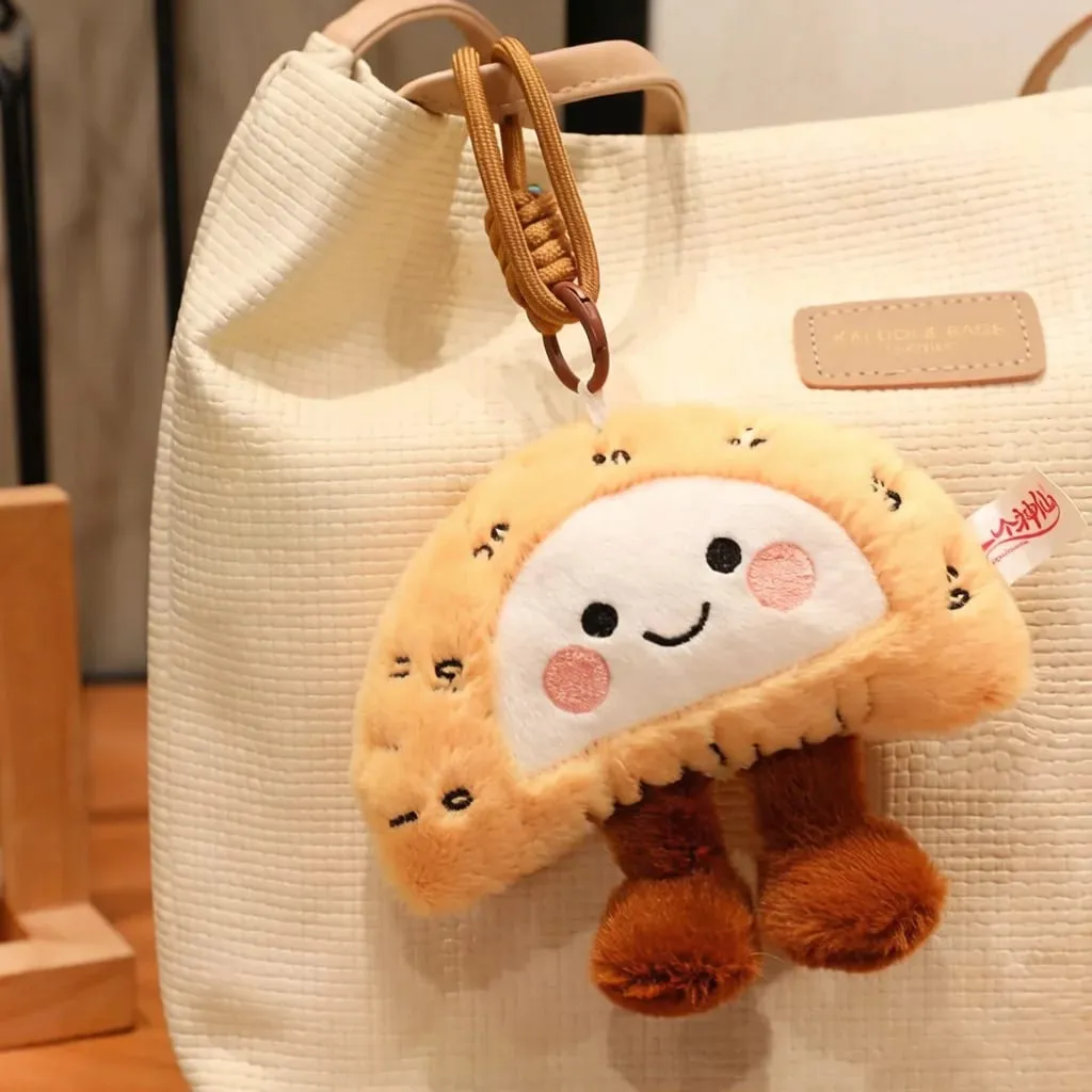 13/20cm Pencil Case Stationery Plush Humanoid Toy Stuffed Kawaii Eraser Ruler Doll Pendant with Loop Plushie Decor for Bag — image 15