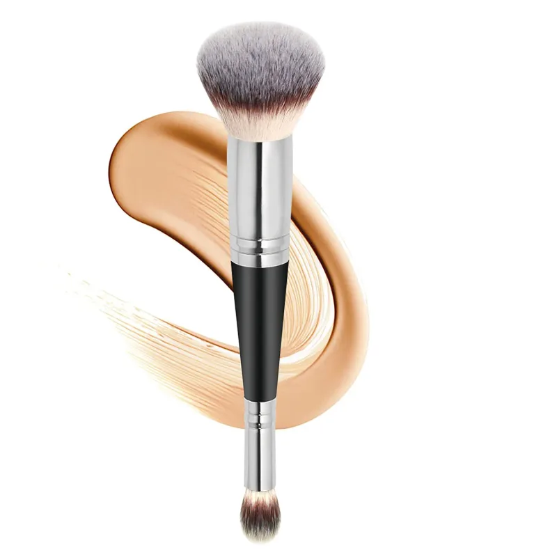 Brugerdefineret logo makeup børster Large Powder Foundation Makeup børster Cruelty Free Concealer Makeup Brush Engros Bulk 20 stk./parti