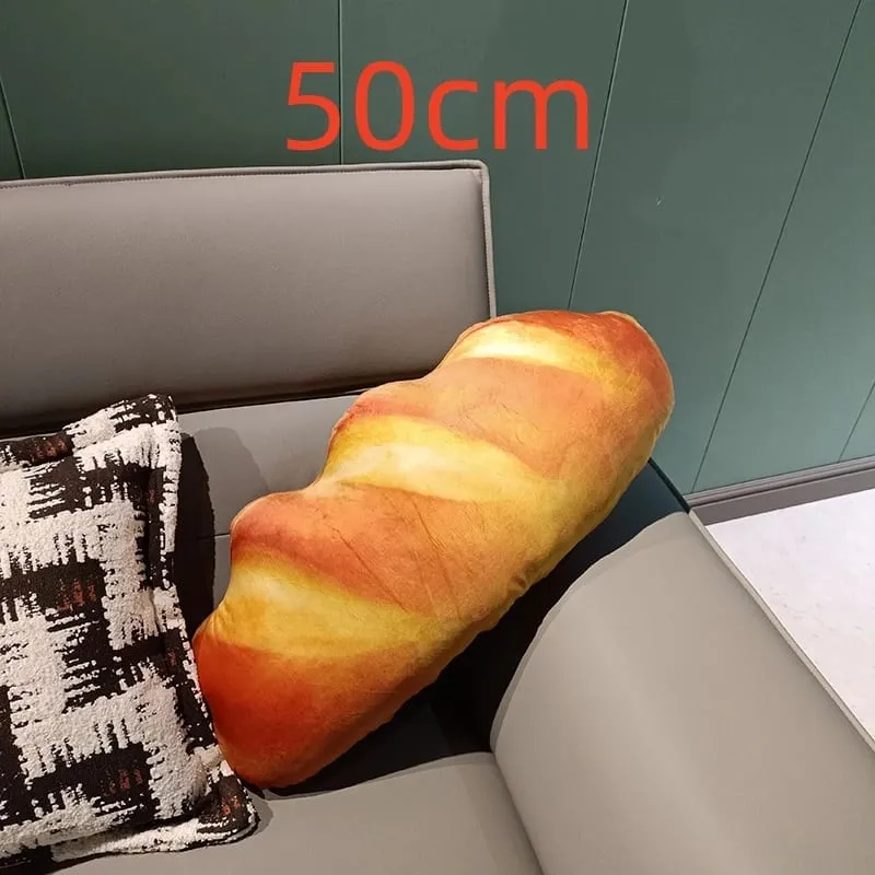 Giant Pillow Simulation Kawaii Big Bread Plush Pillow Doll Soft Cute Food Cushion Toys for Kids Children Birthday Christmas Gift