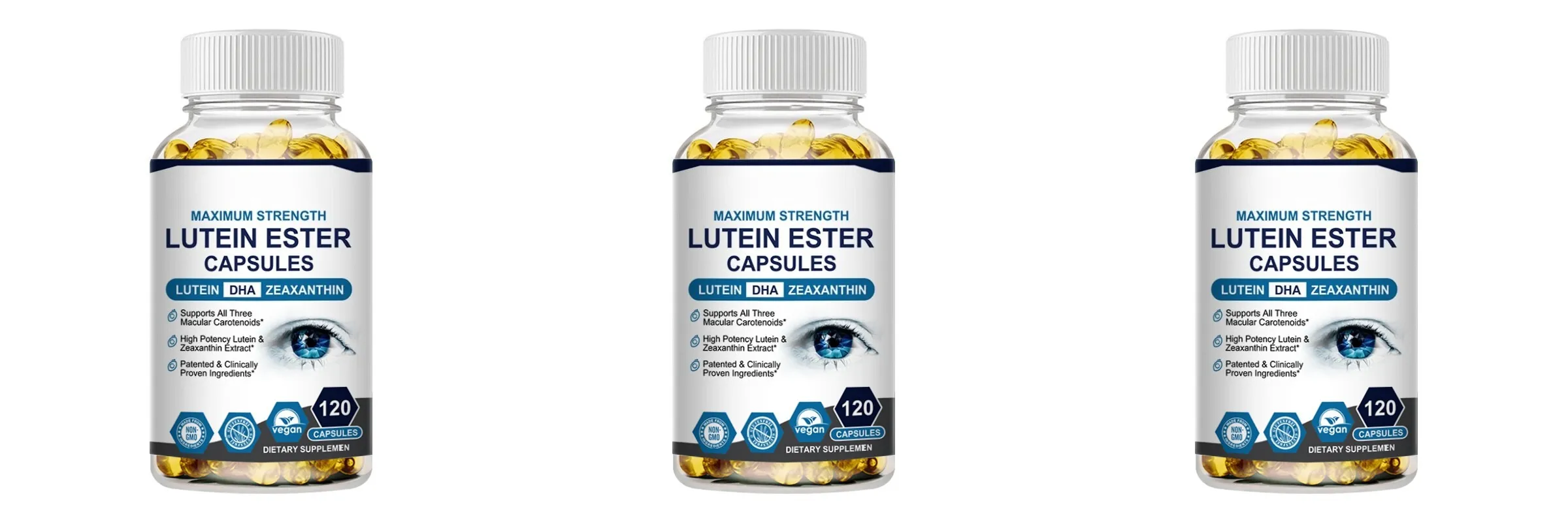 Lutein Ester Capsules Supports Eye Health and Vision Protection Non-GMO Vegan Natural Ingredients Antioxidant Support 120Softgel — image 9
