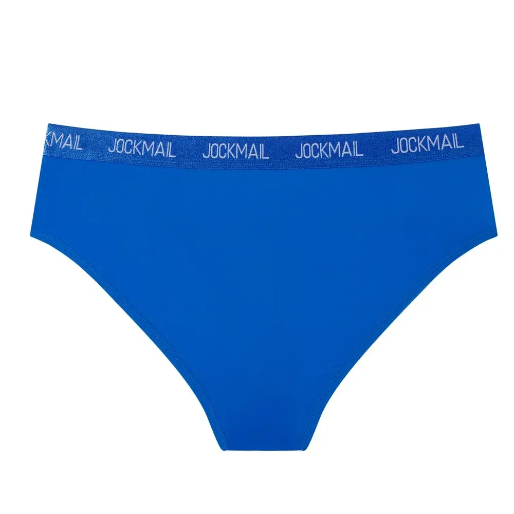 Jockmail メンズ下着ローウエストセクシーなレタースポーツ通気性の夏のアイスシルクブリーフビッグバッグナイロン無地男のパンティー