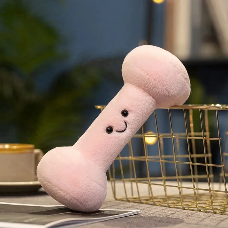 20/23cm Cute Kettle-bell Dumbbell Plush Pillow Stuffed Smiling Face Fitness Sports Equipment Plushie Home Decor Men Gift — image 13