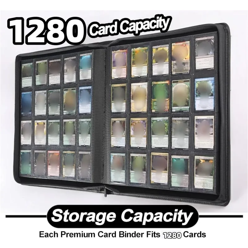 20 Pocket - Premium Trading Card Binder Holds 1280 Cards Ultimate Protection for TCG & Sports Cards. Collector's Dream 6 Colors — image 4