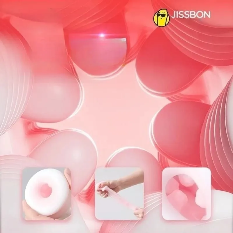 Jissbon Suction Masturbator Cup Intelligent Heating 7 Speeds Vibrating Real Pussy Stroker Piston Blowjob Sex Toys for Man — image 6