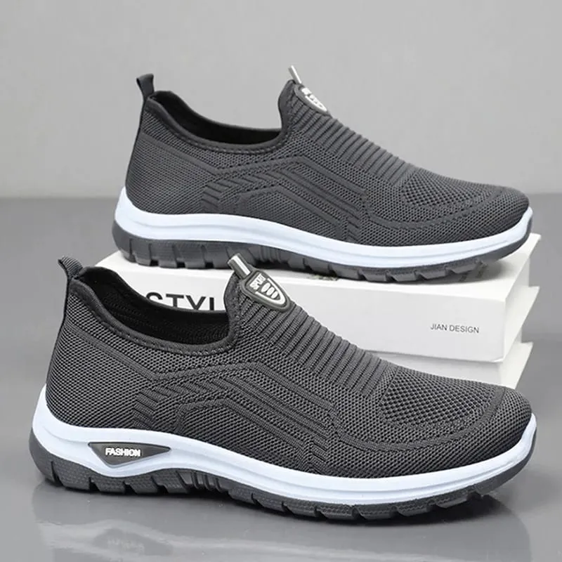 Men Casual Shoes Breathable Sneakers Mens Lightweight Walking Running Shoes Slip on Loafers for Couple Zapatillas Hombre Size 44 — image 6
