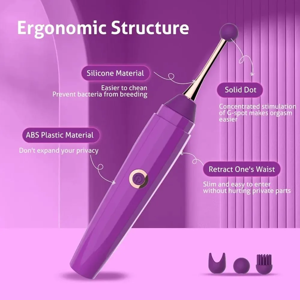 Clitoral Vibrator for Women G-Spot Dildo Nipple Stimulator Anal Vibration High Frequency Personal Massager Wand Bullet Sex Toys — image 4