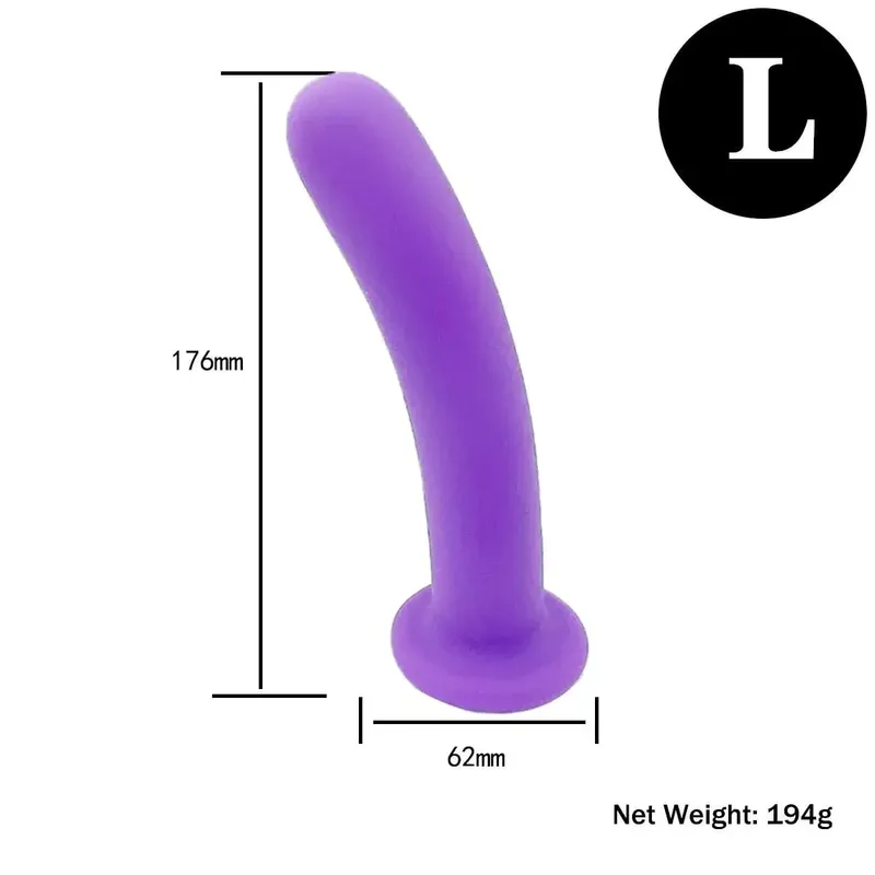 Adjustable Silicone Strap On Dildo Harness with Strong Suction Cup Slim Curved Pegging Dildo Wearable Sex Toy for Women Men Cou — image 25