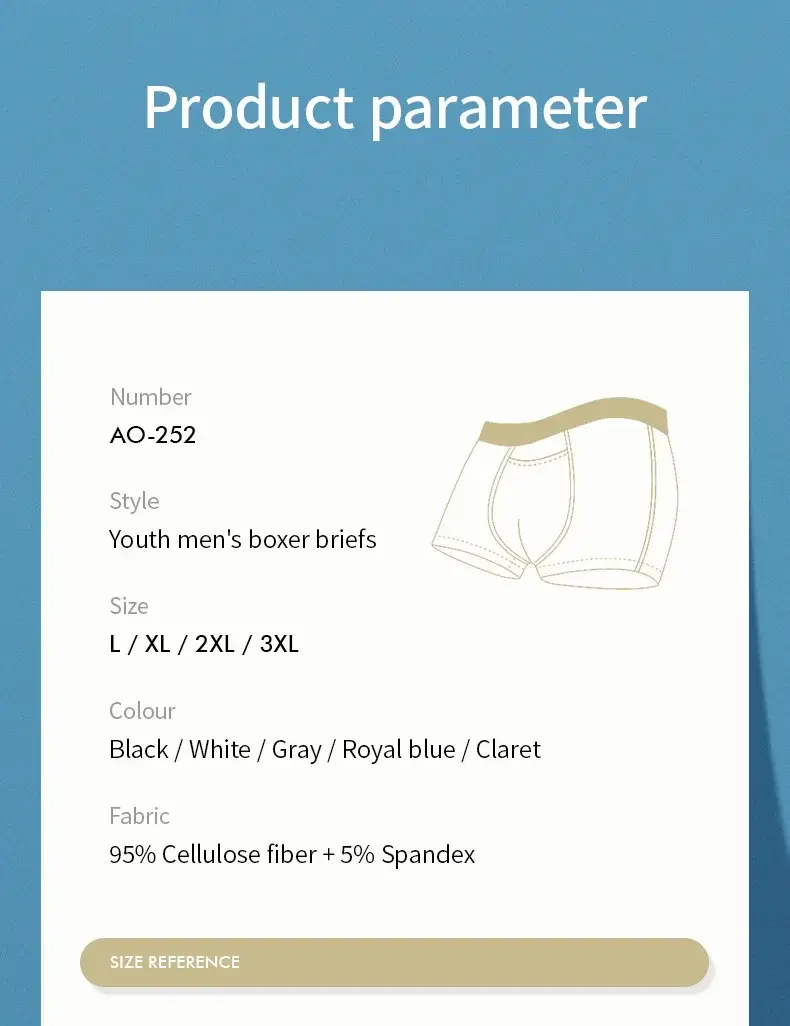 Bullet separation panties men's modal summer breathable sports boxers ice silk ice pocket shorts — image 11
