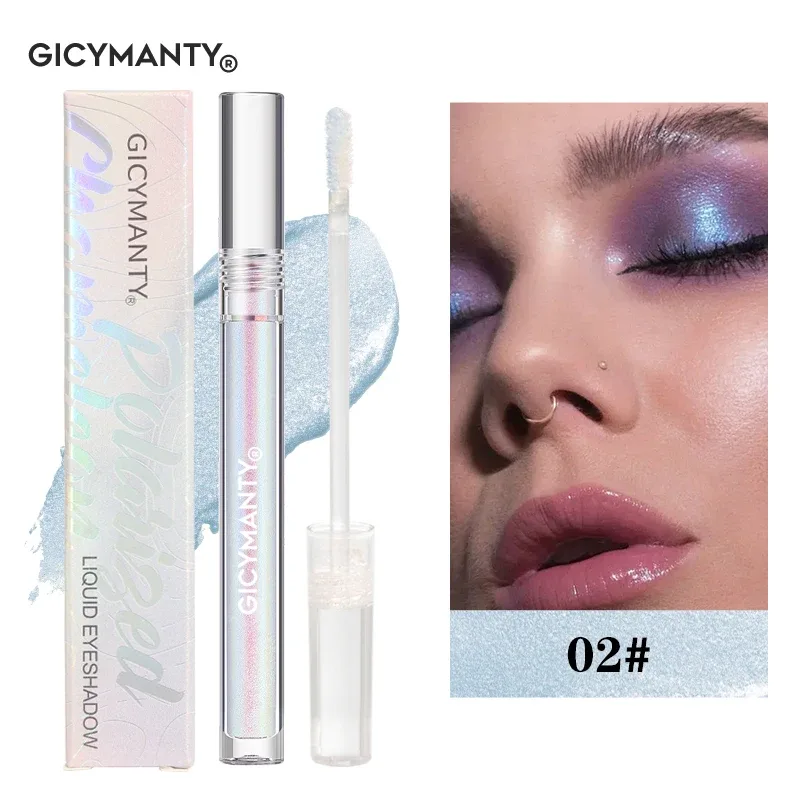 Polarized Chameleon Liquid Eyeshadow Shimmer Glitter Long Lasting Waterproof Multi-Use Eye Highlight Blusher Makeup — image 9