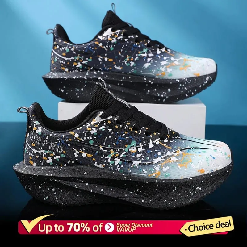 Marathon Men Running Shoes Carbon Board Speciality Sports Breathable Lightweight Women's Comfortable Chunta Athletic Sneakers — image 2
