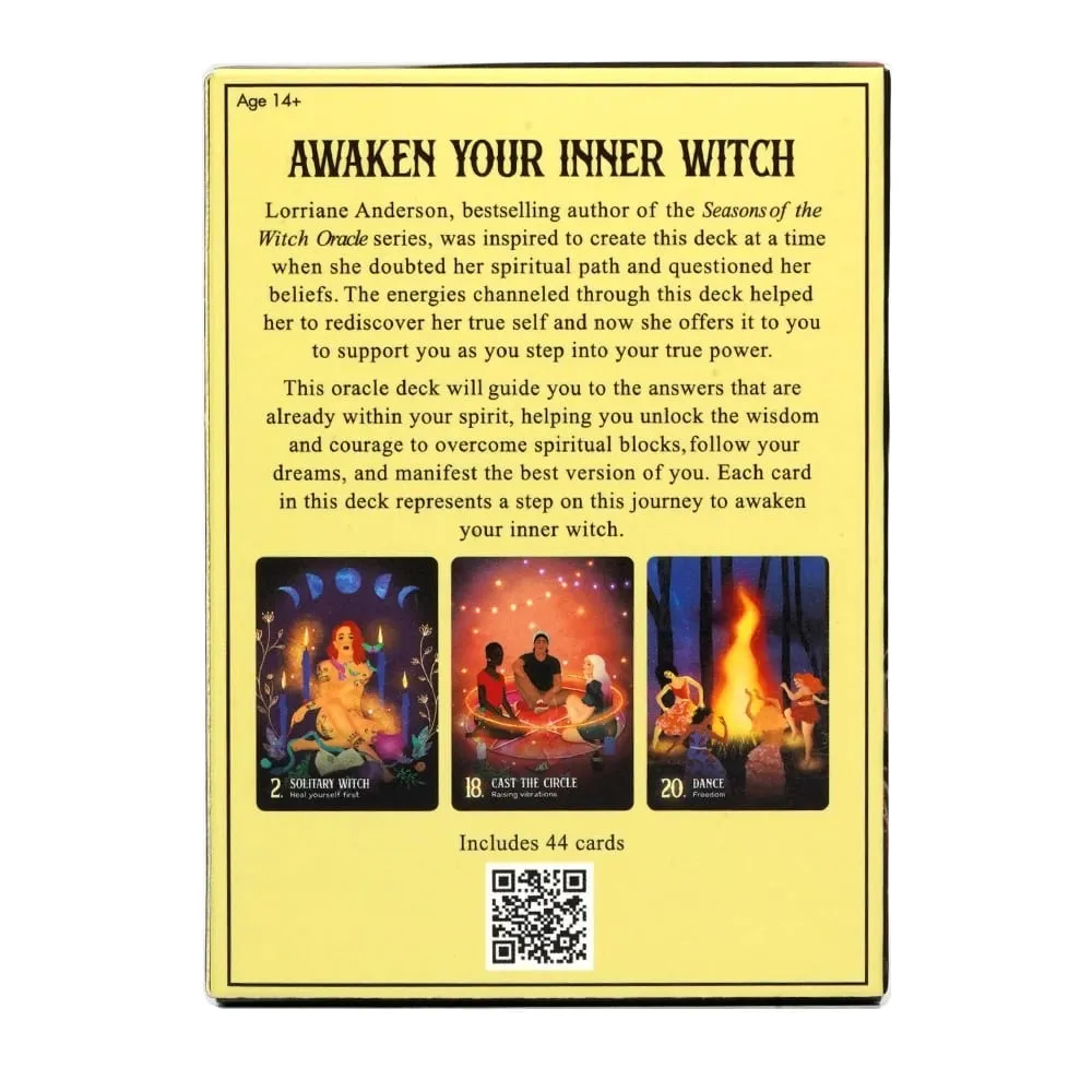 Witching Hour Oracle Deck Awaken Your Inner Magic Lorriane Anderson Olivia Bürki 44 Cards Spiritual Guidance Self-Discovery Witc