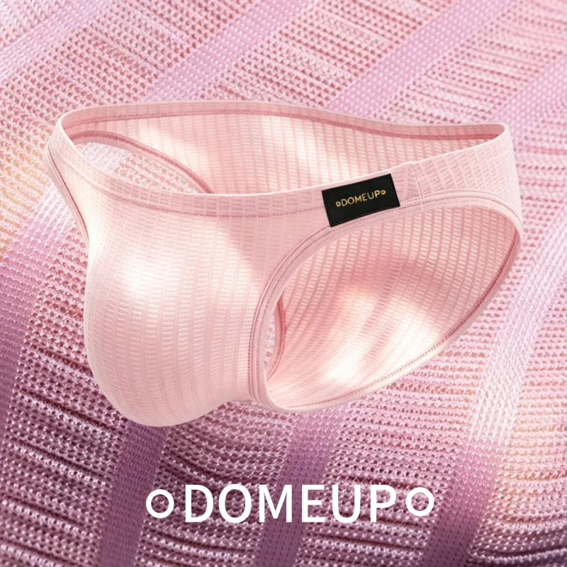 Men's Low‑rise Briefs Waffle Texture Hollow Breathable Sports Underwear Male Pouch Triangle Underpants