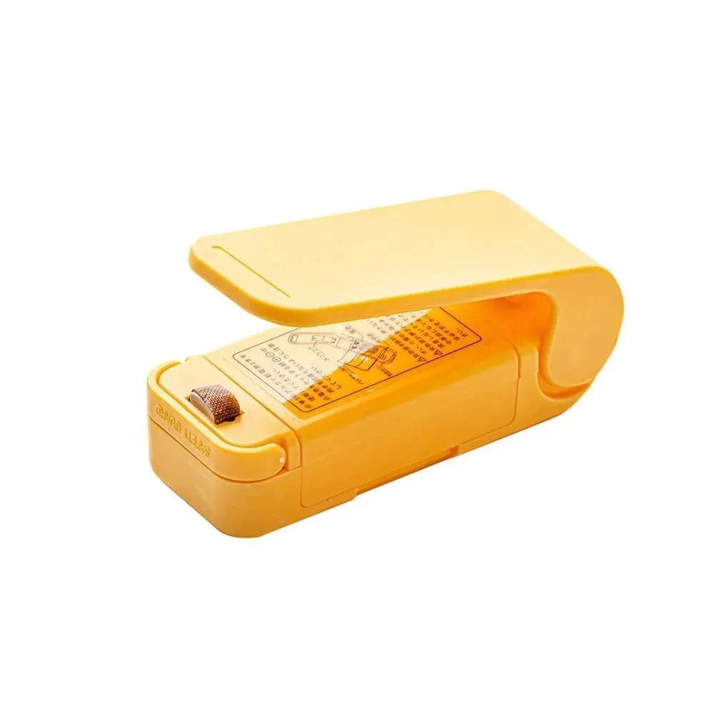 Mini Hea Bag Seal Machine Package Sealer Bags Thermal Plastic Food Bag