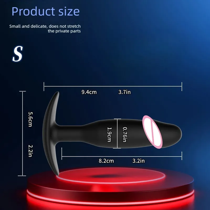 1 Piece Silicone Anal Plug Anal Dilator Soft Butt Plug for Men Women and Couples Sex Toys for Men and Women