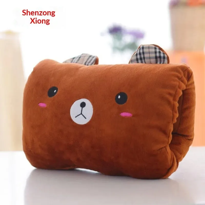 Generic Cartoon Plush Hand Warmer Pillow Soft Warm Hand Insert Cushion Office Nap Support Gift For Adults — image 7