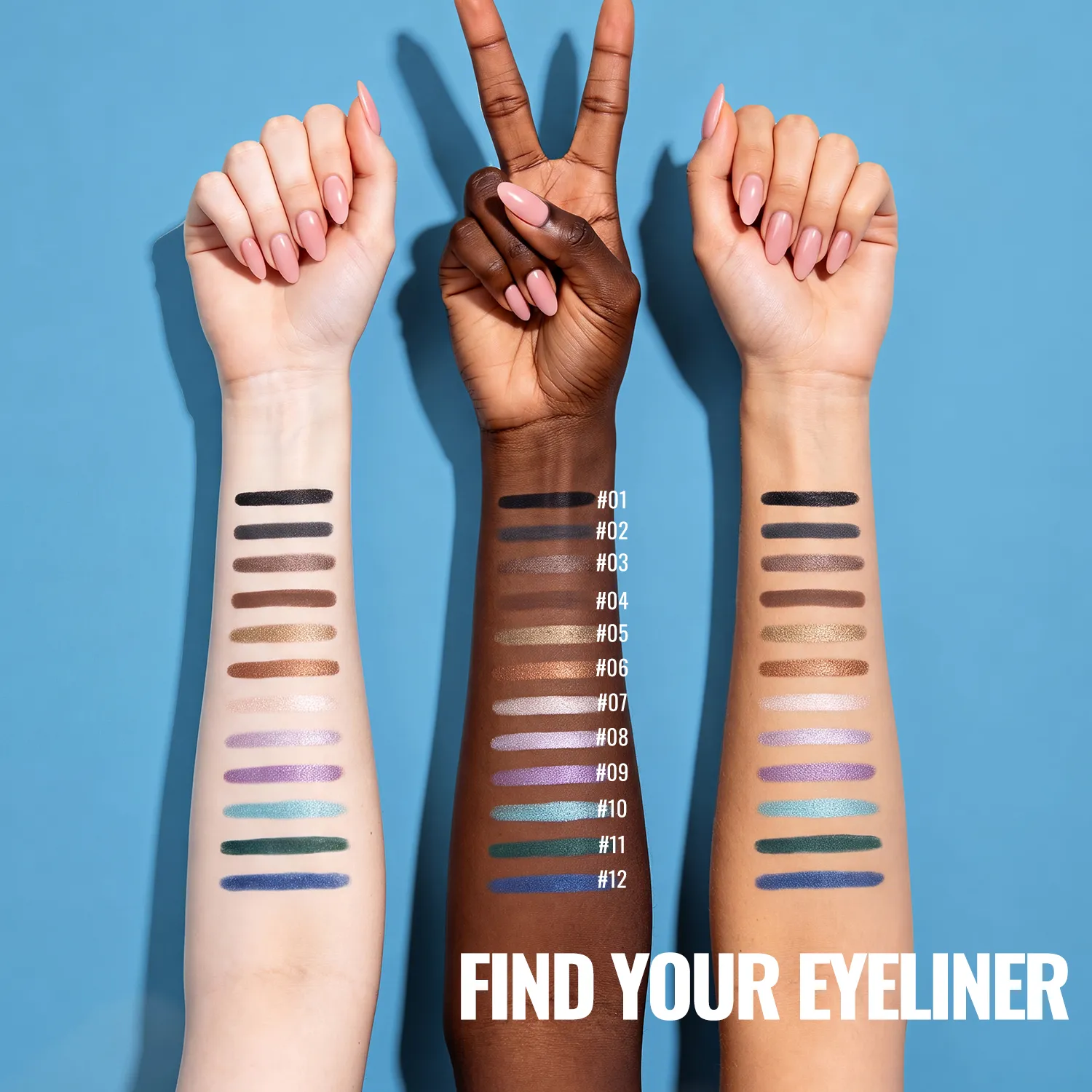 Pearlescent Green Eyeliner Pencil 12 Color Smooth Eye Pigment Glitter Eye Liner Eyeshadow Pen Long-Lasting Waterproof Eye Makeup — image 7
