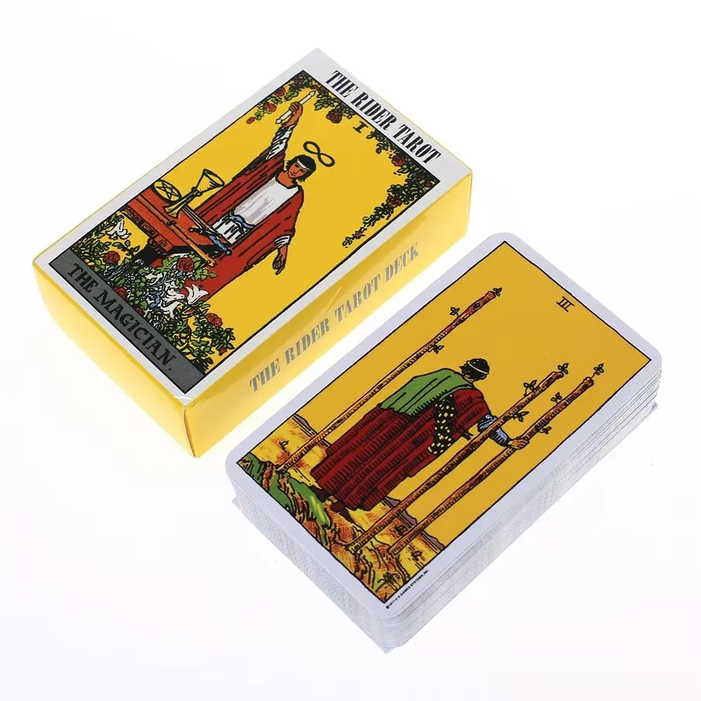 Rider Waite Tarot Card Divination Personal Use Tarot Deck Full English Spanish Version Oracles Deck for Girl Board Playing Game