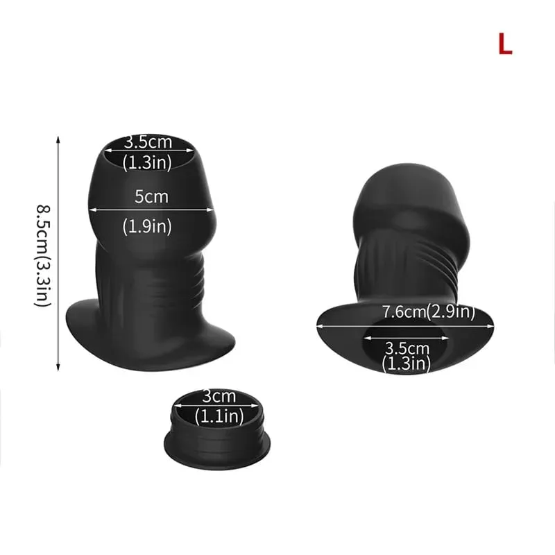 Içi boş Silikon Anal Boncuk Butt Plug Anüs Dilatör Tünel Genişleme Lavman Prostat Masajı Seks Oyuncakları Kadın Erkek Mastürbasyon