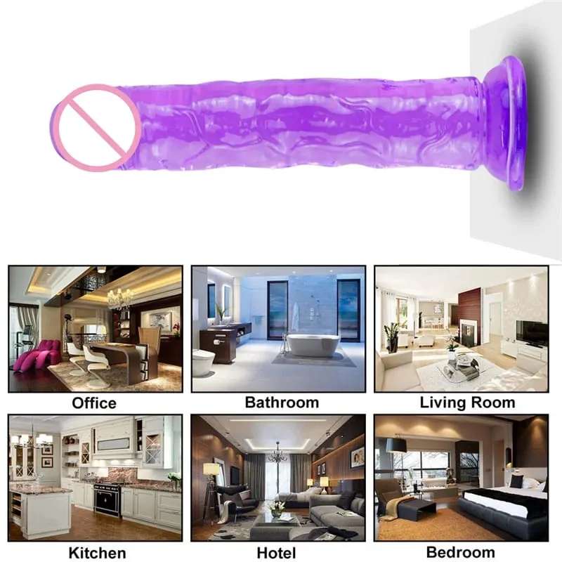 Silicone Dildo with Suction Cup Vagina Clitoris Stimulator Realistic Cock Sex Toys Female Masturbation Device Gay Anus Butt Plug