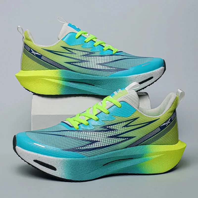 Men Running Shoes Carbon Board Speciality Marathon Sports Breathable Lightweight Women's Comfortable Athletic Leisure Sneakers