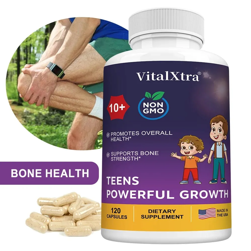 Supplements Capsules Containing Vitamin D3 + K2 Calcium To Strengthen Bones and Enhance Immunity — image 1