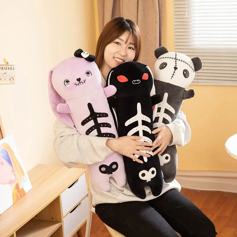 60cm Horror Goth Plys Dyr Kanin Panda Blødt Legetøj Sød Kropspude Halloween Fest Indretning Sjov Gave Til Pige Dreng — image 7