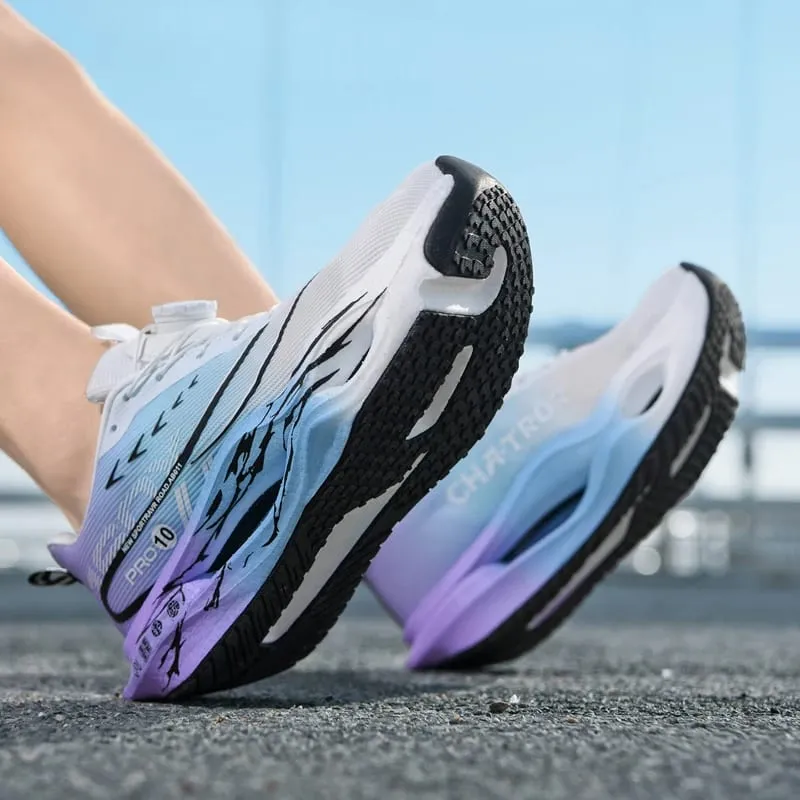 Carbon Plate Racing Running Shoes Non-Slip Men Ultra Light Elastic Cushion Athletic Sneakers Speed Training Marathon Sport Shoes