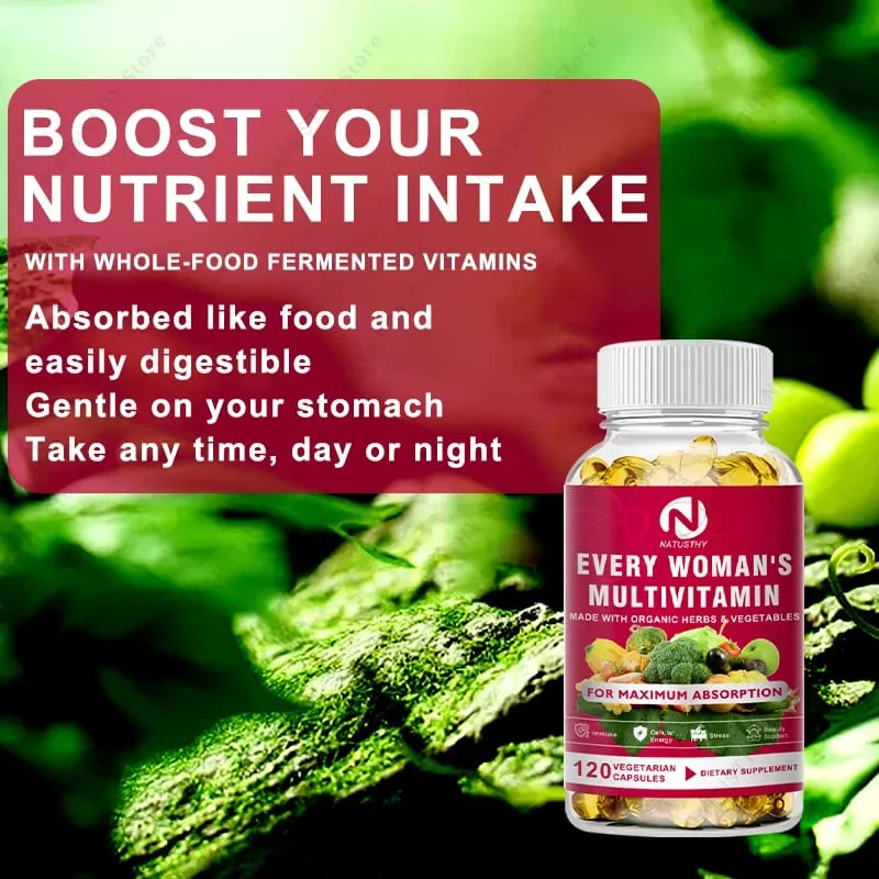 Multivitamin For Women Capsules Support Hormone Balance Skin Heart Brain Bone Immune Health
