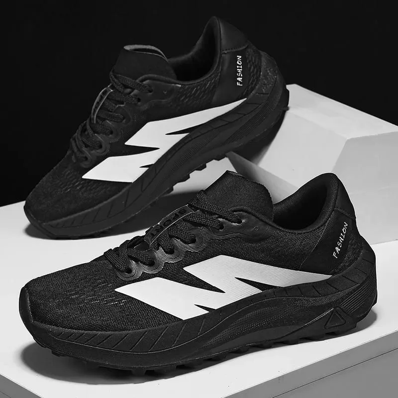Men Running Shoes Breathable Off‑Road Trail Casual Sneakers Non‑Slip Outdoor Trekking Marathon Jogging Athletic Sport Footwear — image 4