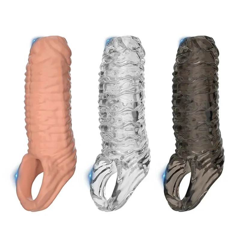 Soft TPE Cock Ring Penis Sleeves Testis Scrotum Restraints Couples Flirting Adult Games Sex Toys for Men Delay Ejaculation — image 2