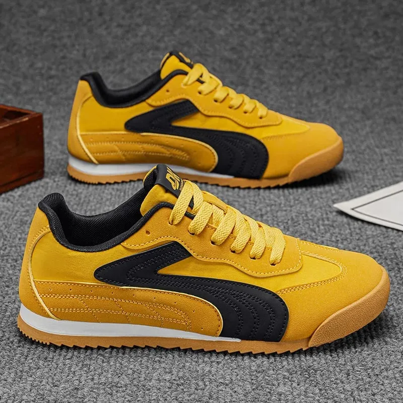 Low-Top Retro German Training Shoes for Men Color-Blocked Breathable Soft-Soled Casual Sneakers — image 12