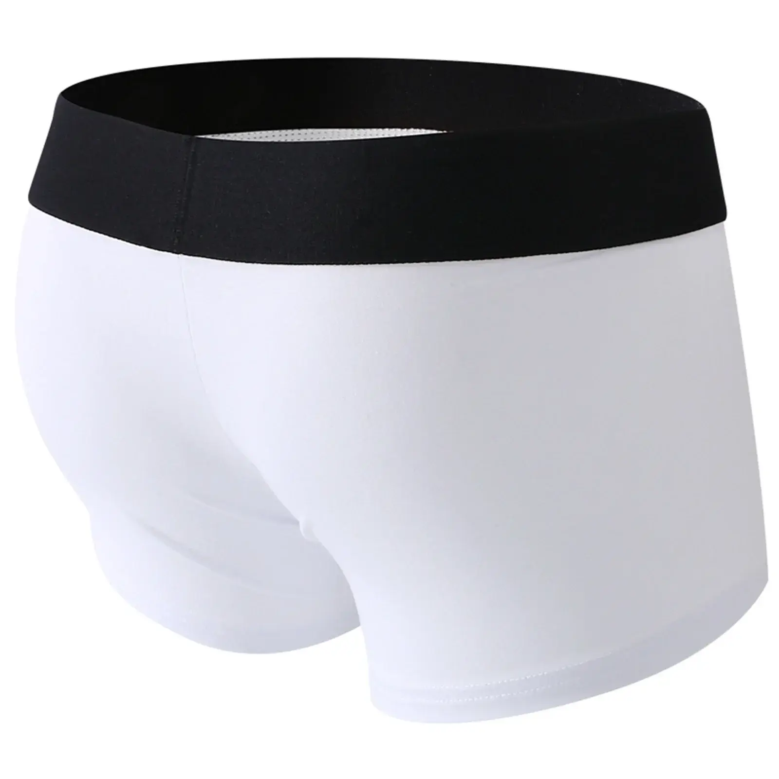 Mens Cotton Underwear Soft Open Pouch Hole Boxer Shorts Cock Ring Silicone Ring Sexy Boxer Briefs Erotic Panties Trunks Stretchy — image 8