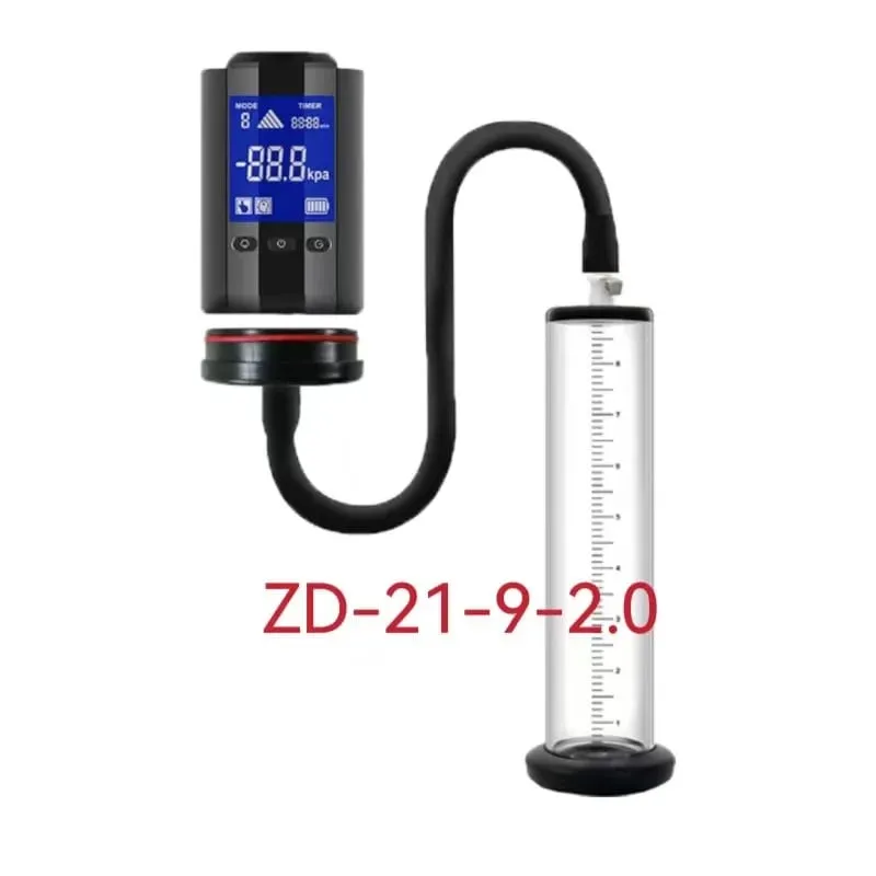 Electric Penis Vacuum Pump with Digital Display Male Enlargement Extender Trainer Rechargeable Adult Masturbation Sex Toy — image 9