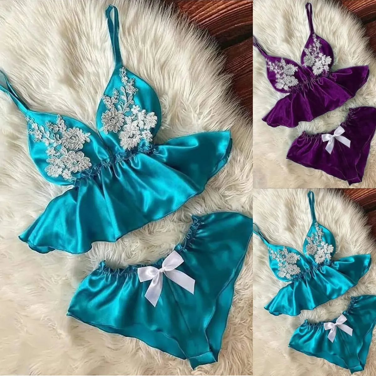 Raccolta Push Up Set di biancheria intima 2025 Reggiseno di pizzo Due pezzi Biancheria intima da donna Lingerie Corsetto Plus Floral комплект нижнего белья — image 3