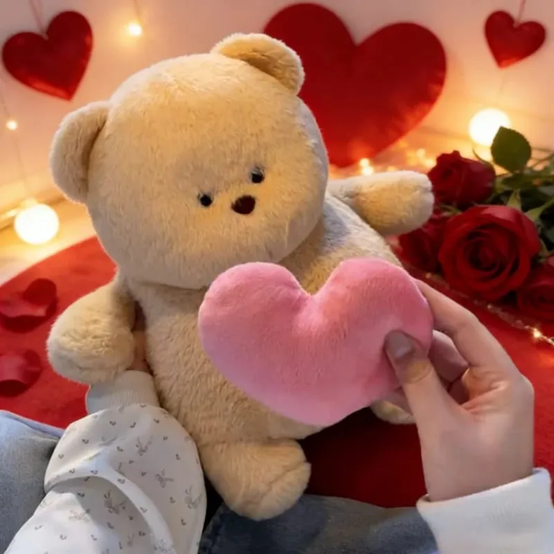 Plush Confession Bear Talking Doll Hidden Recording Stuffed Animal Super Soft Bear Companion Toy Sleeping Gift — image 3