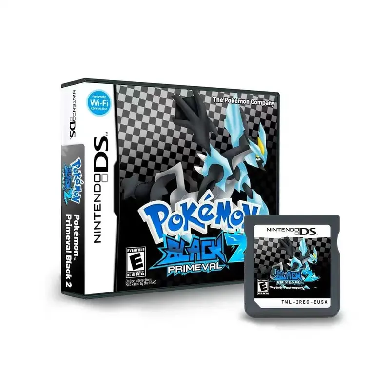 Anime Pokemon Series NDS Game Cartridge Video Game Console Moemon Silver Yellow KAIZO MoonBlack2 Hobby Collection Gifts Toys — image 5