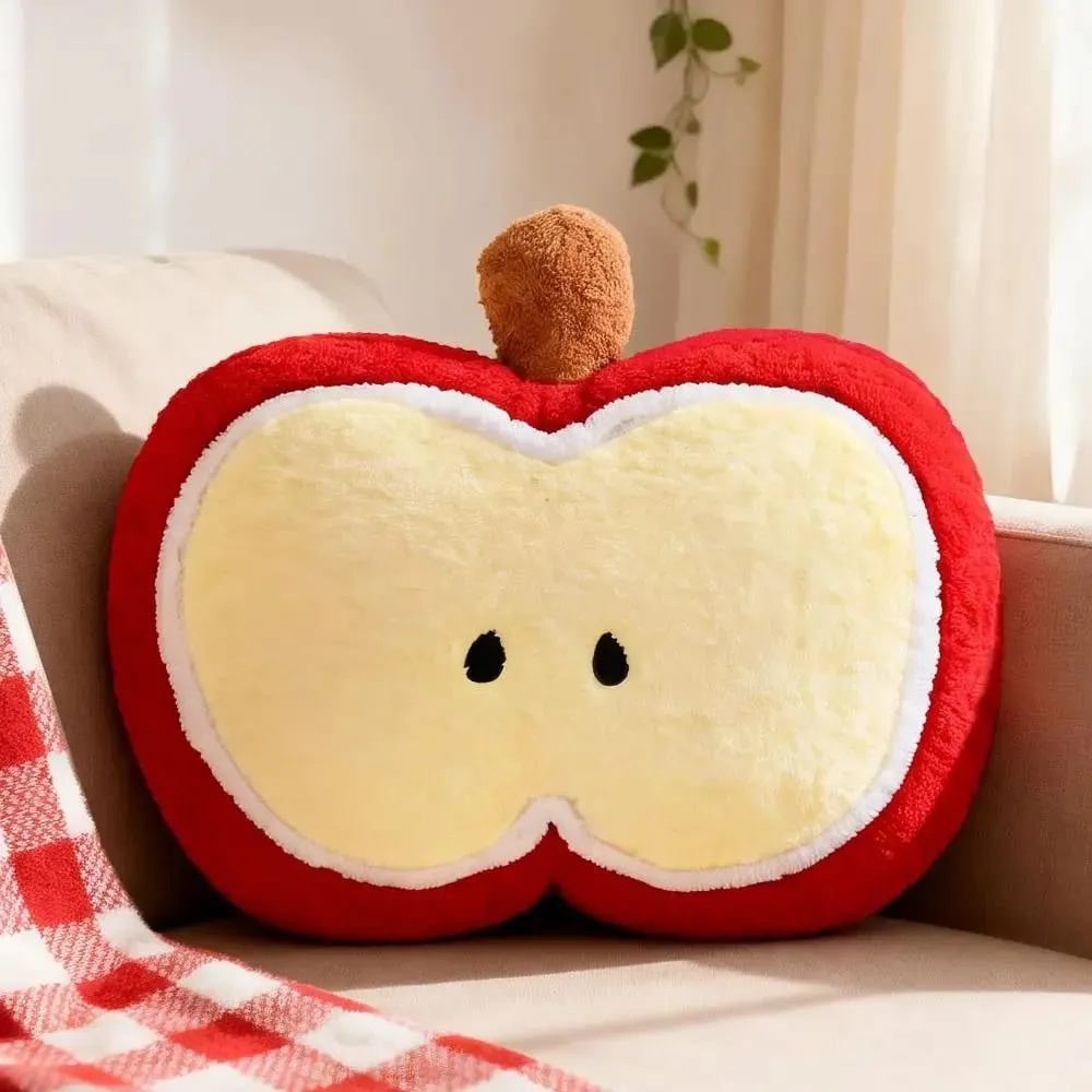 Creative Plush Fruit Doll Pillow Soft Stuffed Sleeping Cushion Office Seat Cushion For Living Room Sofa Bed