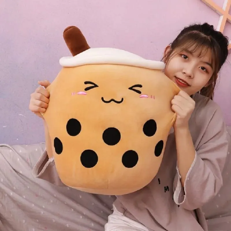 24CM Soft Boba Americano Coffee Milk Tea Doll Real-life Bubble Tea Toy Stuffed Hug Pillow Balls Bubo Tea Cup Cushion For Kids — image 10